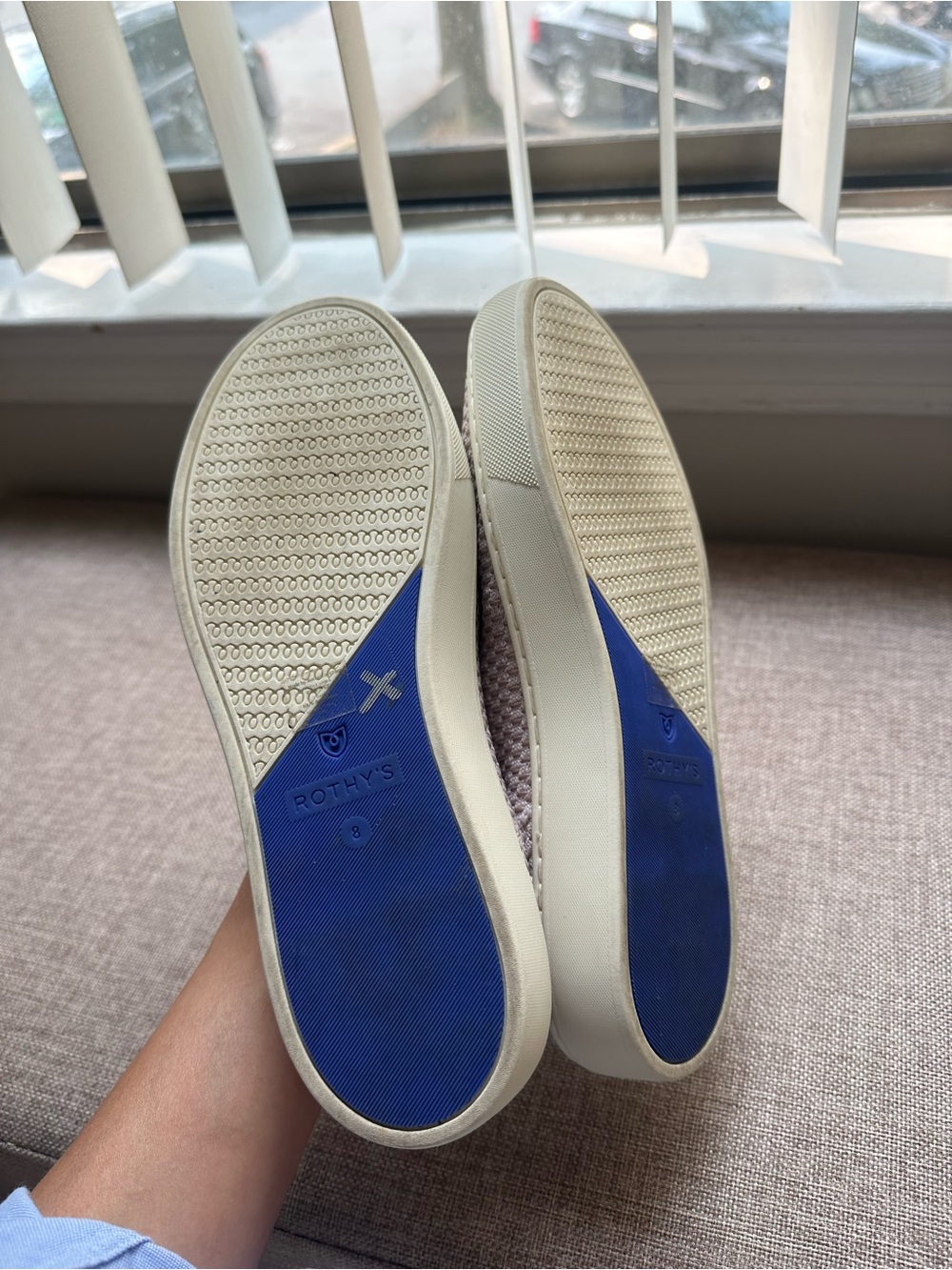 Rothy’s the original slip on sneaker lilac lavender size 8 - Picture 7 of 7